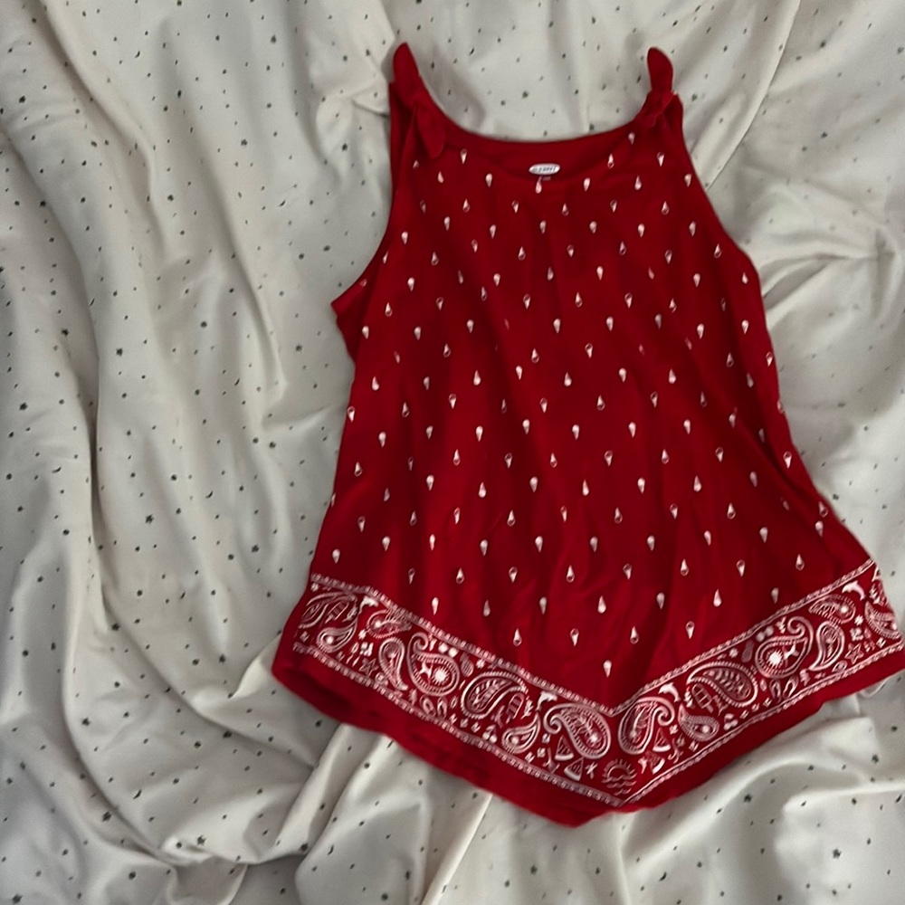 Old navy red tank top 4TH OF JULY
